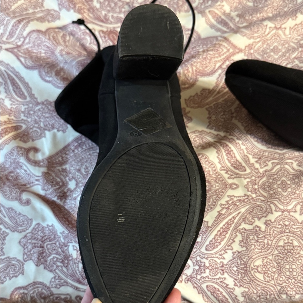 Source Unknown Black Ankle Boots - Picture 3 of 7
